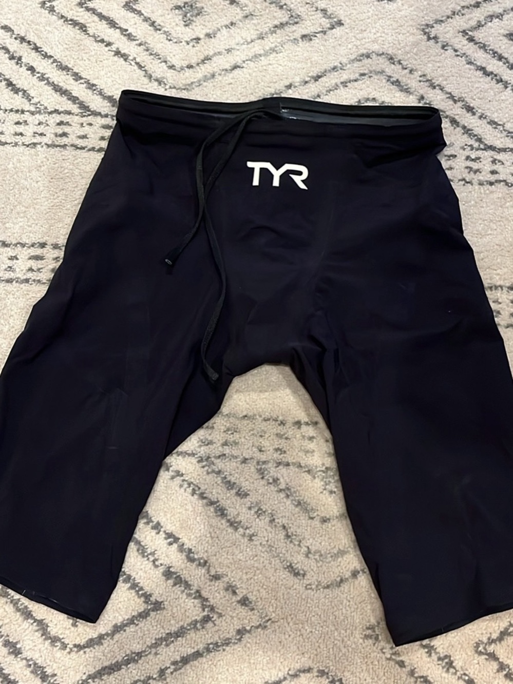 TYR Venzo Men's Black Tech Swim High Waist Suit